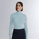 Blusa Segunda Pele Manga Longa Skin Cropped