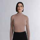 Blusa Segunda Pele Manga Longa Skin Cropped