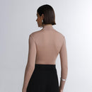 Blusa Segunda Pele Manga Longa Skin Cropped