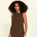 Vestido Curto Gola Canoa FutureForm® Feminino