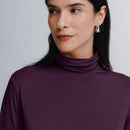 Tech T-Shirt® Gola Alta Manga Longa Feminina