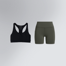 Conjunto Fitness Feminino Essenciais | Top e Short Curto