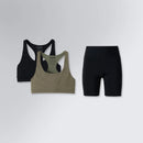 Conjunto Fitness Feminino | 2 Top Fitness e Short Fitness Curto Motion