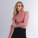 Blusa Segunda Pele Manga Longa Skin Cropped